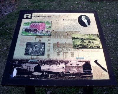 Rutherfoord’s Mill Marker. Click for full size. Rutherfoord’s Mill Marker image. Click for full size.