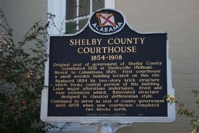 Shelby County Courthouse Marker. Click for full size. Shelby County Courthouse Marker image. Click for full size.