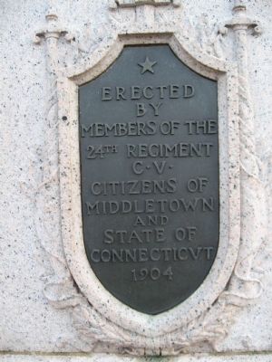 24th Regiment Connecticut Volunteers Monument image. Click for full size.