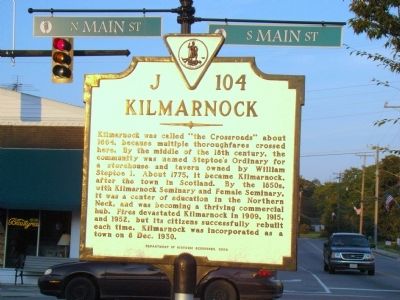 Kilmarnock Marker image. Click for full size.