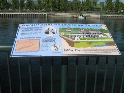 Charles Weber and the Founding of Stockton Marker. Click for full size. Charles Weber and the Founding of Stockton Marker image. Click for full size.