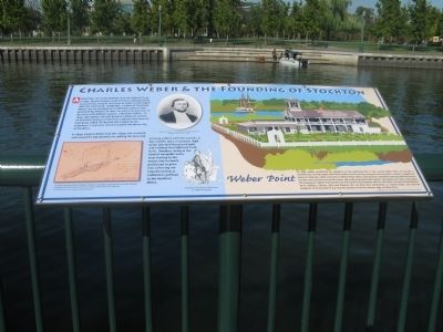 Charles Weber and the Founding of Stockton Marker image. Click for full size.