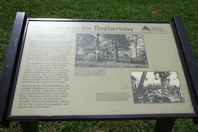 War Comes to the Brothertons Marker image. Click for full size.
