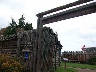 Fort Nashborough Entrance image. Click for full size.