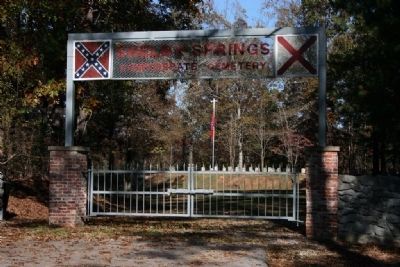 Shelby Springs Confederate Cemetery image. Click for full size.