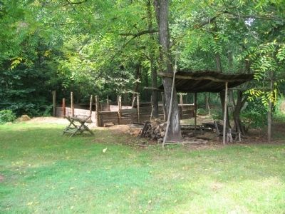 Hog Pens behind the Cabin. Click for full size. Hog Pens behind the Cabin image. Click for full size.