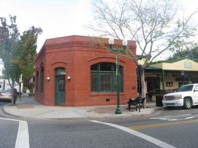 Bank of Campbell (Farley Building) and Marker image. Click for full size.