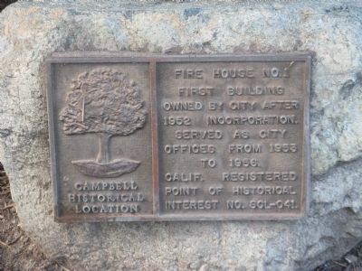 Fire House #1 Marker. Click for full size. Fire House #1 Marker image. Click for full size.