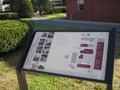 Thomas Edison�s West Orange Laboratory Marker image. Click for full size.