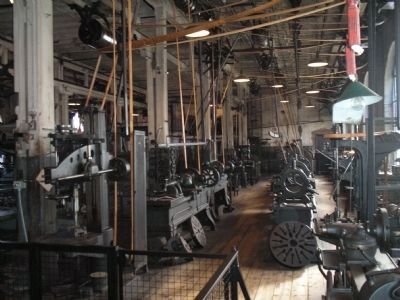 Thomas Edisons Heavy Machine Shop image. Click for full size.