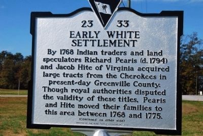 Early White Settlement Marker image. Click for full size.