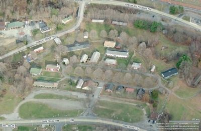 Aerial view of Museum Village from Bing.com image. Click for full size.
