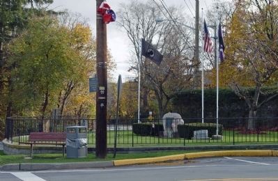 MIA Flag Flies over Memorial Park in Harriman, NY. Click for full size. MIA Flag Flies over Memorial Park in Harriman, NY image. Click for full size.