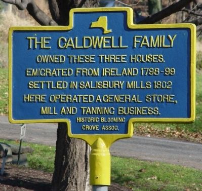 The Caldwell Family Marker image. Click for full size.