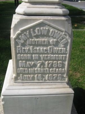 Amy Low Owen (Side 4). Click for full size. Amy Low Owen (Side 4) image. Click for full size.