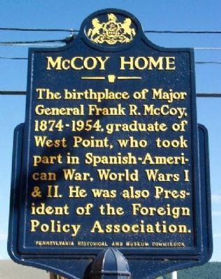 McCoy Home Marker. Click for full size. McCoy Home Marker image. Click for full size.