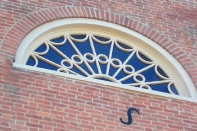 Attic Fan Window on South Wall of McCoy Home image. Click for full size.
