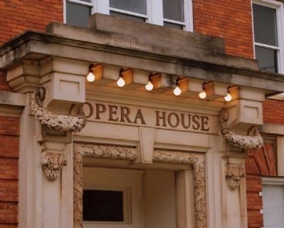 Abbeville Opera House Entrance image. Click for full size.