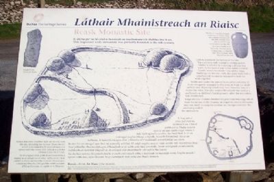 Reask Monastic Site / Lthair Mhainistreach an Riaisc Marker image. Click for full size.