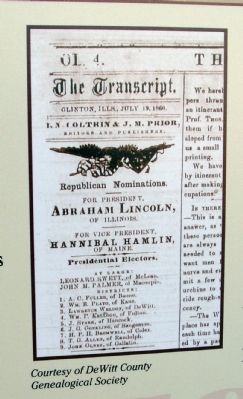 Close-up Photo - - (Marker) Newspaper Clipping. Click for full size. Close-up Photo - - (Marker) Newspaper Clipping image. Click for full size.
