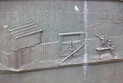 Fort Nashborough. Click for full size. Fort Nashborough image. Click for full size.