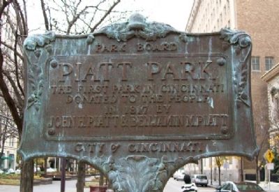 Piatt Park Marker. Click for full size. Piatt Park Marker image. Click for full size.