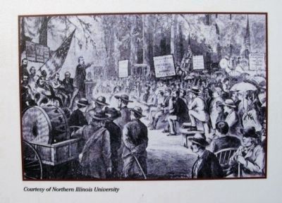 Close-up Photo - Illustration - ' A Political Rally '. Click for full size. Close-up Photo - Illustration - ' A Political Rally ' image. Click for full size.