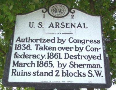 U.S. Arsenal Marker image. Click for full size.
