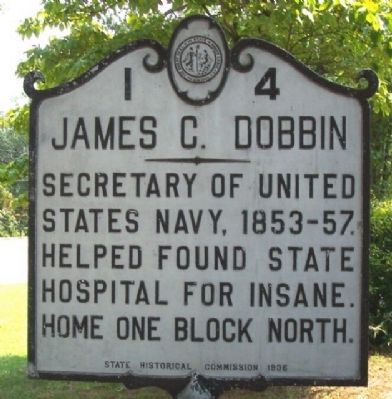 James C. Dobbin Marker image. Click for full size.