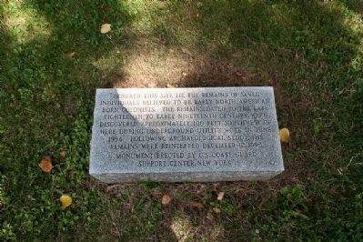 Early North American Colonist Remains Marker image. Click for full size.