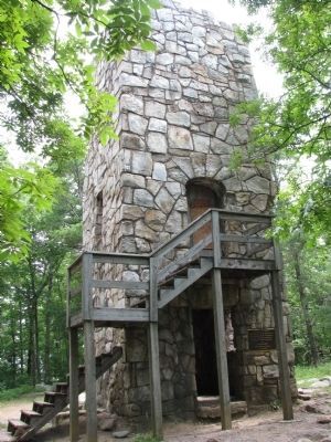 Stone Tower, Fort Mountain State Park image. Click for full size.