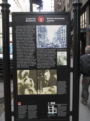 William Barthman Jeweler Marker. Click for full size. William Barthman Jeweler Marker image. Click for full size.