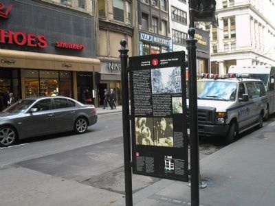 Marker on Broadway image. Click for full size.