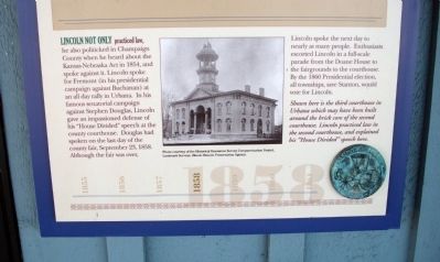 Bottom Section - - Champaign County's Lincoln Marker image. Click for full size.