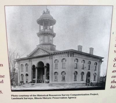 Close-up Photo - - The Third Courthouse in Urbana image. Click for full size.