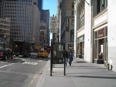 Marker on Broadway image. Click for full size.