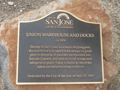 Union Warehouse and Docks Marker image. Click for full size.