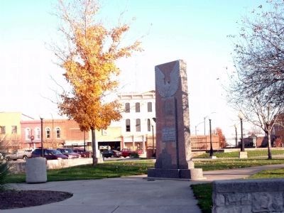 Fall 2009 - - DeWitt County War Memorial Marker. Click for full size. Fall 2009 - - DeWitt County War Memorial Marker image. Click for full size.