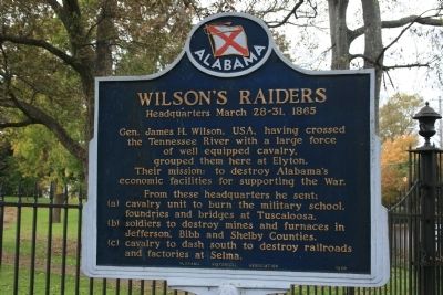Wilson's Raiders Marker. Click for full size. Wilson's Raiders Marker image. Click for full size.