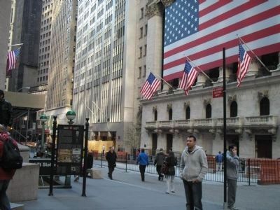 Wall Street Marker image. Click for full size.