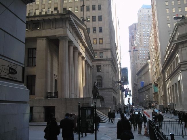 Wall Street Buildings image. Click for full size.