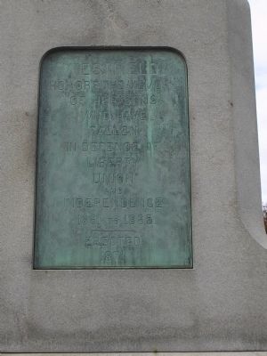 Westfield Civil War Monument image. Click for full size.