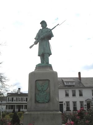 Westfield Civil War Monument. Click for full size. Westfield Civil War Monument image. Click for full size.