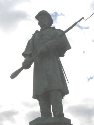 Closeup of Civil War Soldier. Click for full size. Closeup of Civil War Soldier image. Click for full size.
