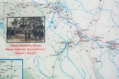 Map Detail on North Carolina Civil War Trails Marker image. Click for full size.