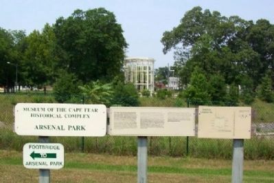 Arsenal Park Markers. Click for full size. Arsenal Park Markers image. Click for full size.