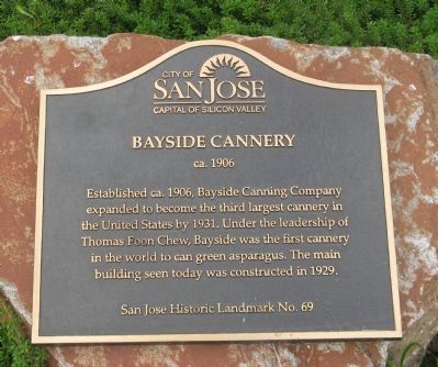 Bayside Cannery Marker image. Click for full size.