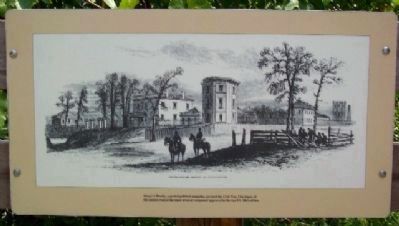 Engraving on Arsenal Park Marker image. Click for full size.