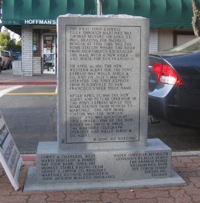 Morgan House Marker (Reverse). Click for full size. Morgan House Marker (Reverse) image. Click for full size.