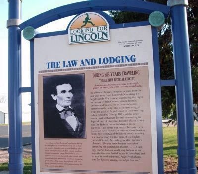 Top Section - The Law and Lodging / Marker. Click for full size. Top Section - The Law and Lodging / Marker image. Click for full size.